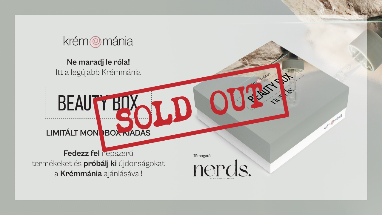 24. Krémmánia Beauty Box - Monobox Nerds kiadás